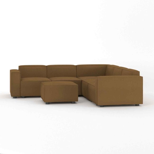 Monaco Corner Sofa & Ottoman - Image 2